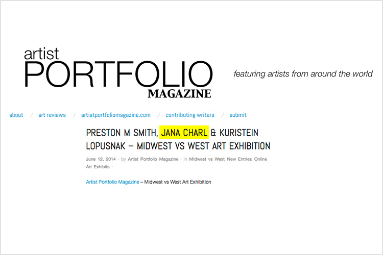 Artist Portfolio Magazine Blog